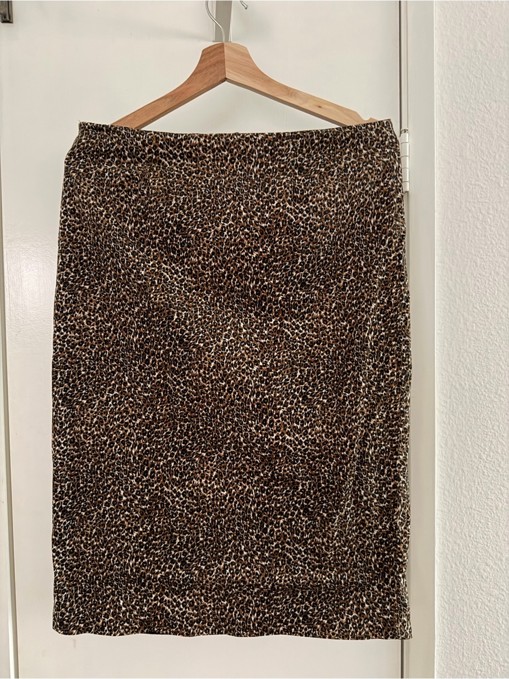 Yansi Fugel Leopard-Print Pencil Skirt - Brown & Black